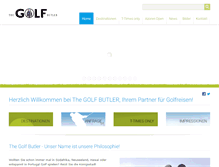 Tablet Screenshot of golfbutler.ch
